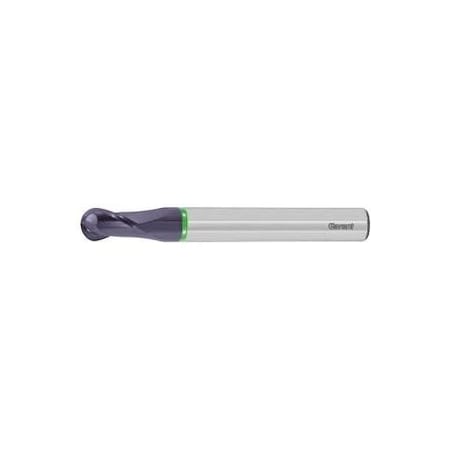 Garant Master Steel Solid Carbide Ball Nose End Mill, TiAlN Coated, 10 mm 207244 10